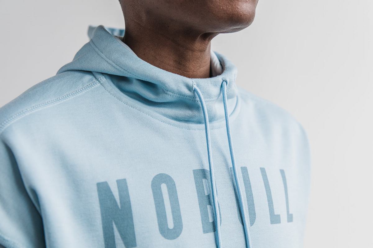 Nobull Women's Hoodie Blue | Australia (ZH6238)